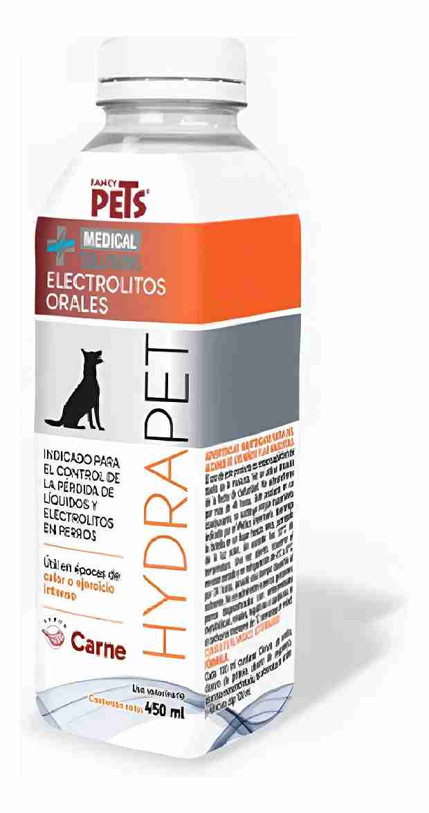 HYDRAPET ELECTROLITOS ORALES FANCY PETS MS 450ML SABOR CARNE