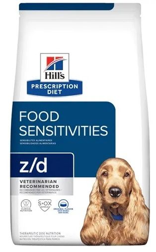 HILLS CROQUETA PARA PERRO FOOD SENSITIVES Z/D 3.63KG