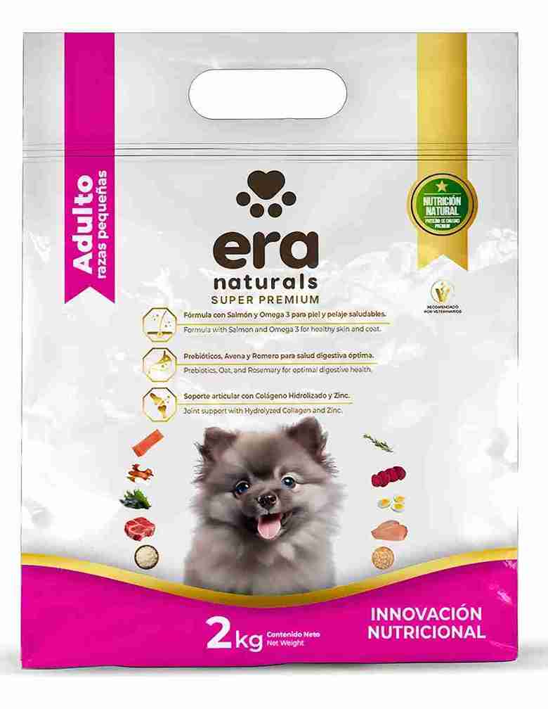 ERA NATURALS ADULTO RAZAS PEQUEÑAS 2KGS