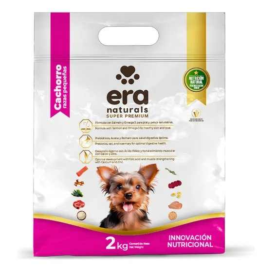 ERA NATURALS CACHORRO RAZAS PEQUEÑAS 2KGS PERRO
