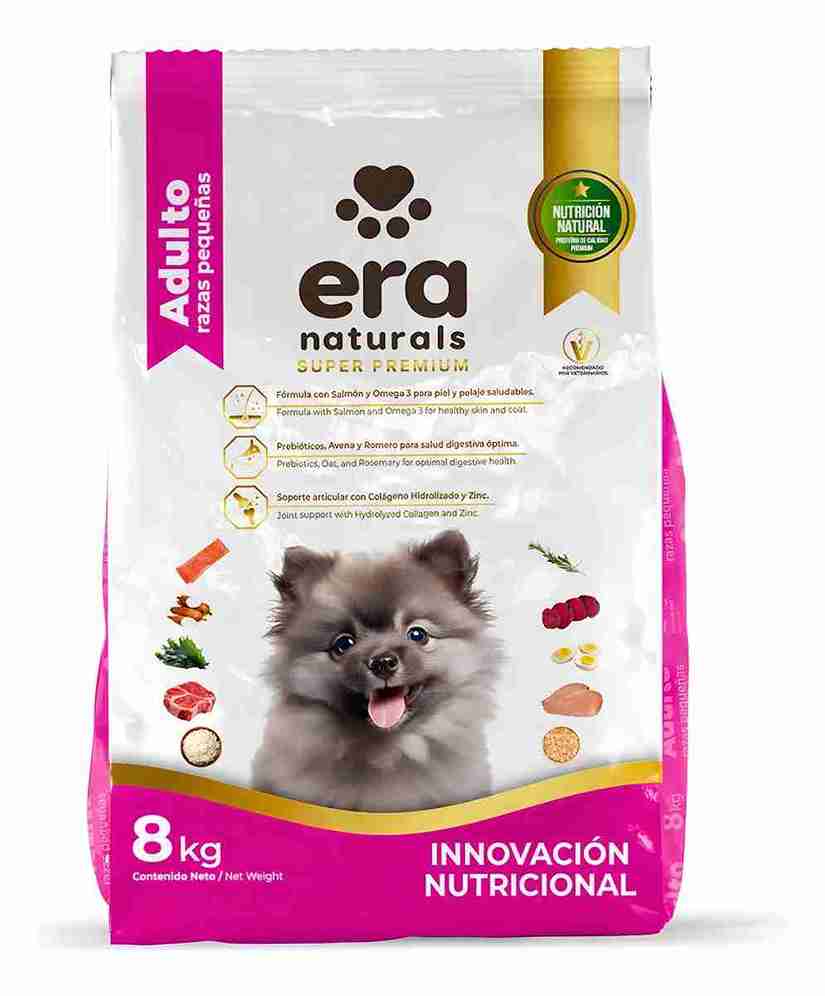 ERA NATURALS ADULTO RAZAS PEQUEÑAS 8KGS