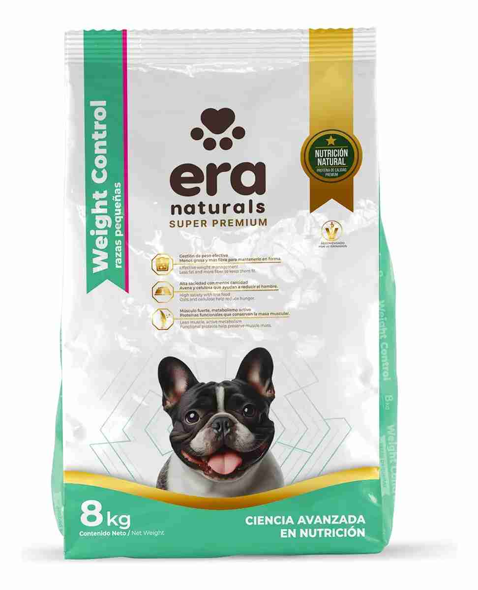ERA NATURALS WEITH CONTROL PERRO RAZAS PEQUEÑAS 8KGS