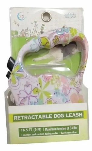 CORREA RETRACTIL DISEÑO FLORES