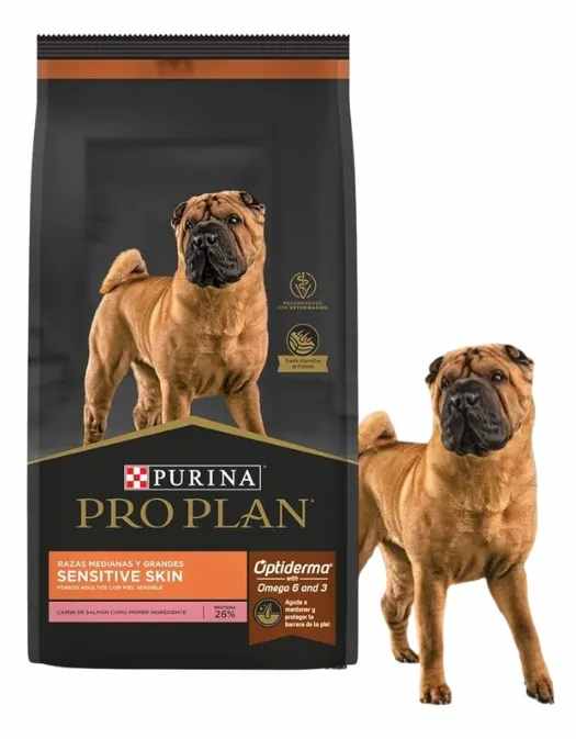 PURINA PROPLAN SENSITIVE SKIN RAZAS MEDIANAS Y GRANDES 13KG