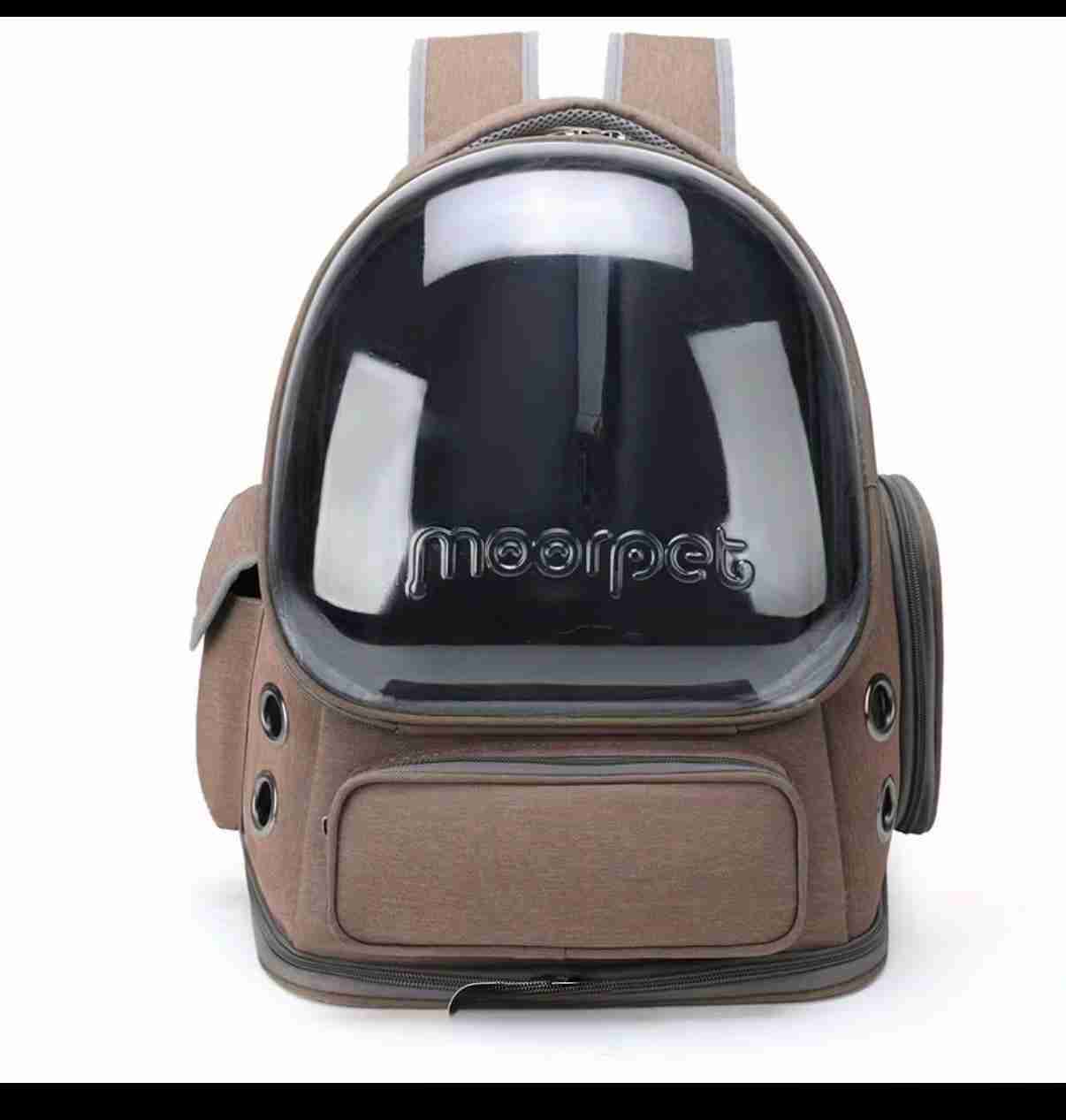 MOCHILA TRANSPORTADORA CON VENTANA TRANSPARENTE MOORPET