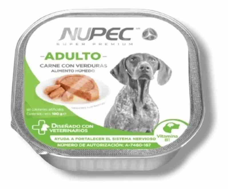 NUPEC ALIMENTO HUMEDO ADULTO CARNE CON VERDURAS