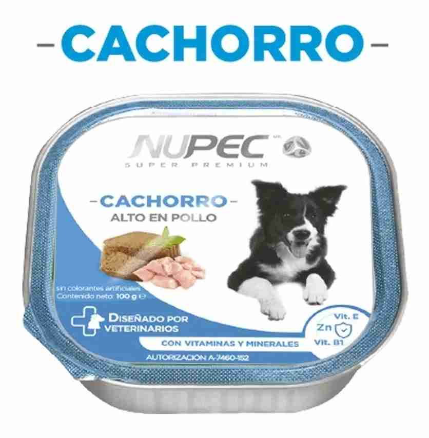 NUPEC CACHORRO ALIMENTO HÚMEDO PARA PERRO 100GR.