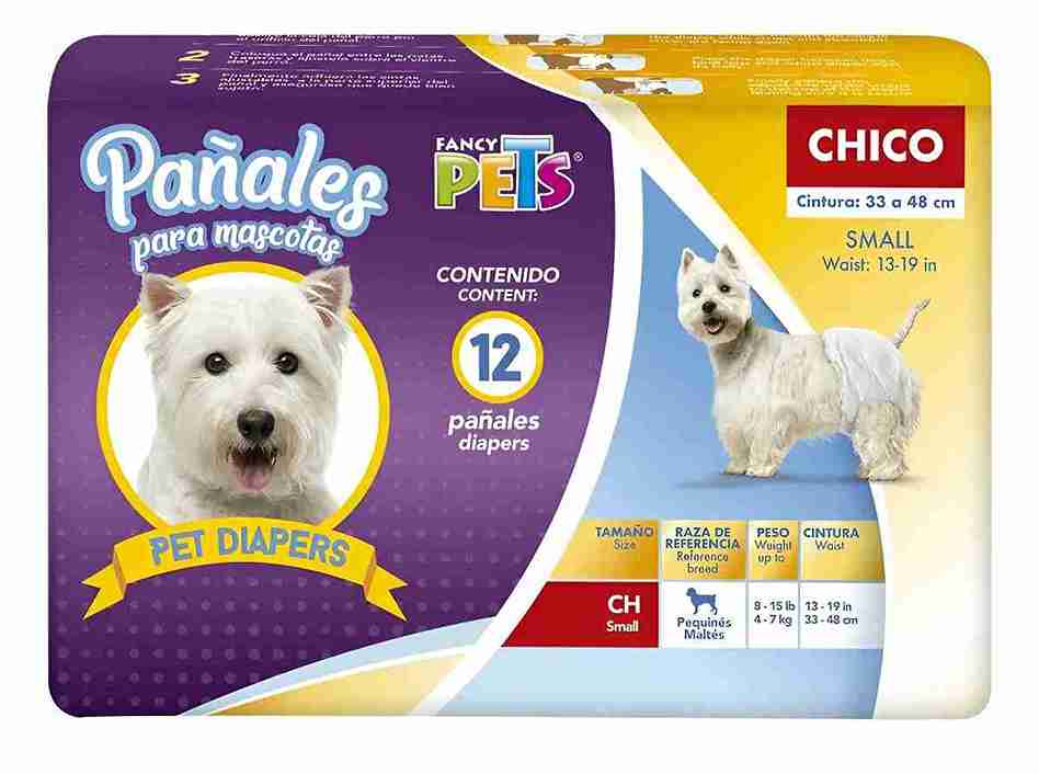 FANCY PETS PAÑALES PARA MASCOTAS CHICO 12 PIEZAS