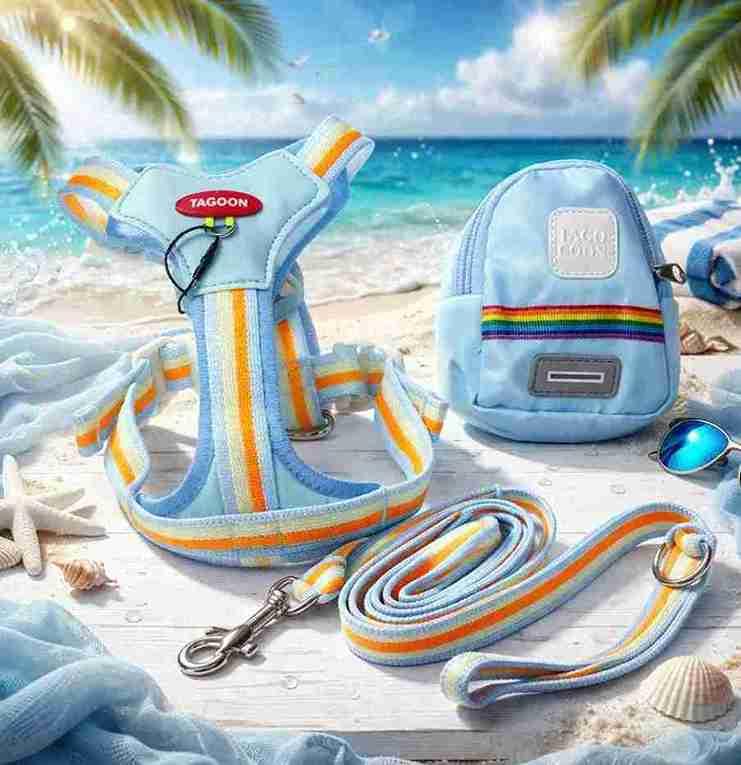 PECHERA CON MOCHILA  36-47CM MEDIANA AGUAMARINA