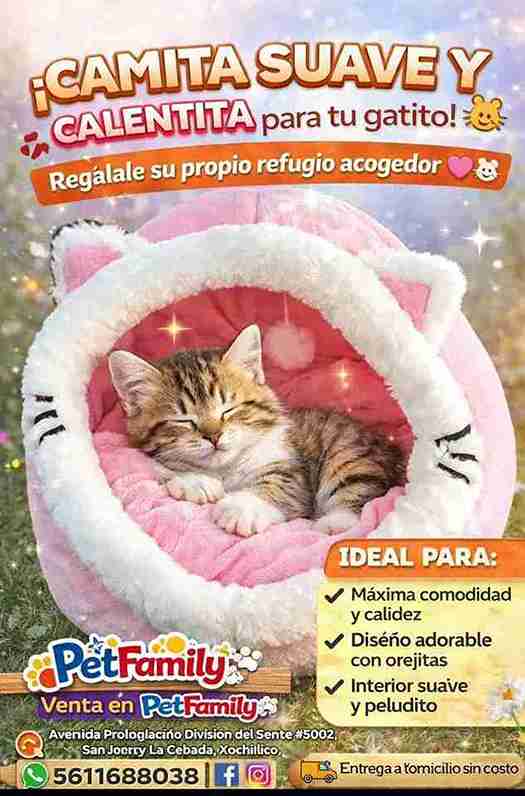 CAMA EN FORMA DE GATO