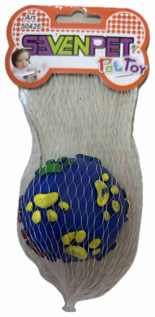 PELOTA DE HUELLITAS SEVEN PET CON SONIDO