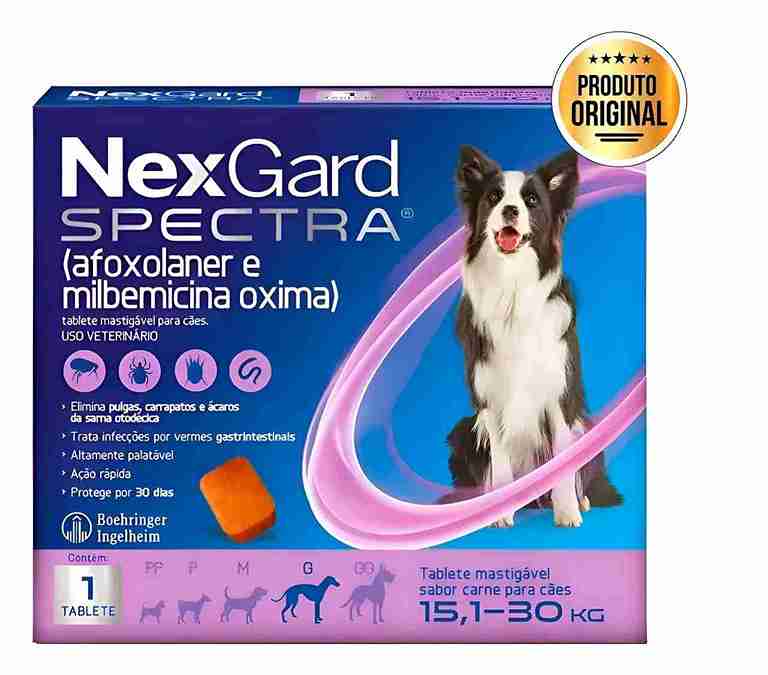 NEXGARD SPECTRA DESPARACITANTE DE 15.1 A 30 KGRS