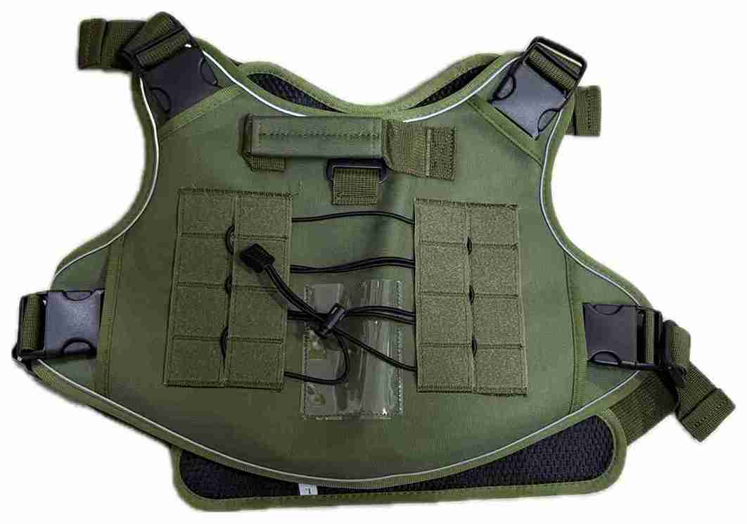 PECHERA TÁCTICA VERDE MILITAR LARGE