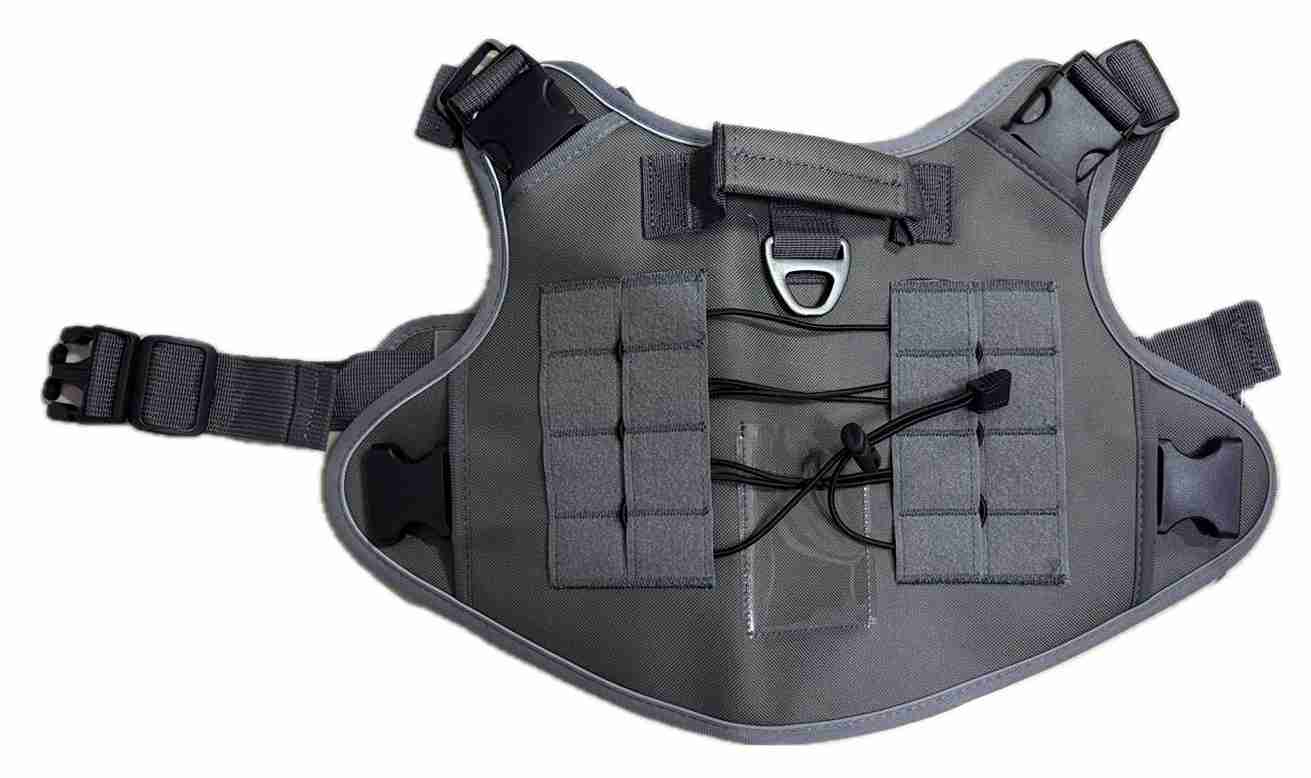 PECHERA TÁCTICA GRIS LARGE