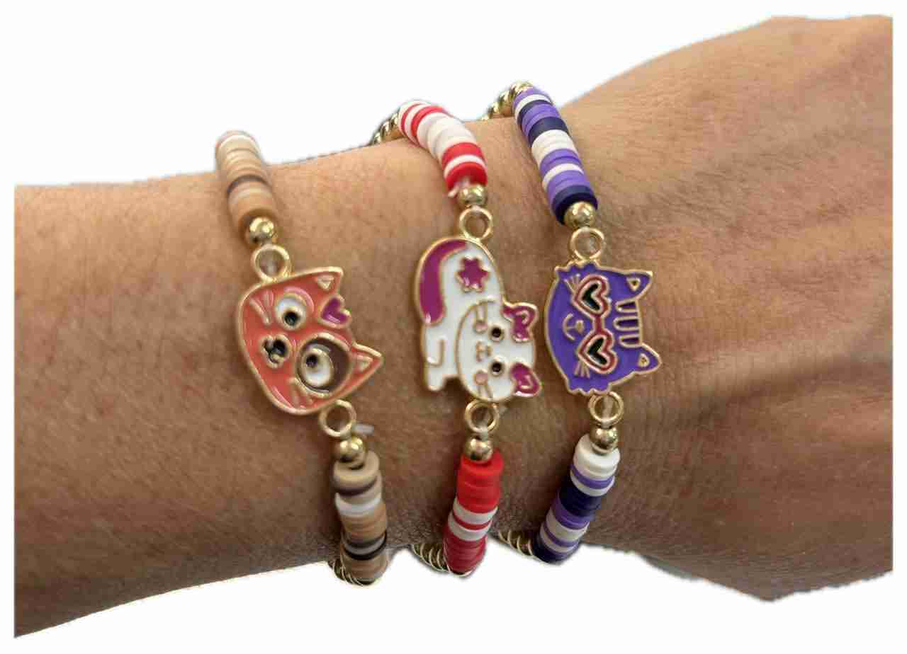 PULSERAS CON GATO