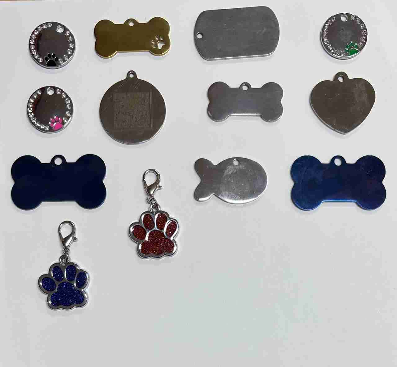 PLACAS DE IDENTIFICACIÓN DE ACERO INOXIDABLE (INCLUYE GRABADO)