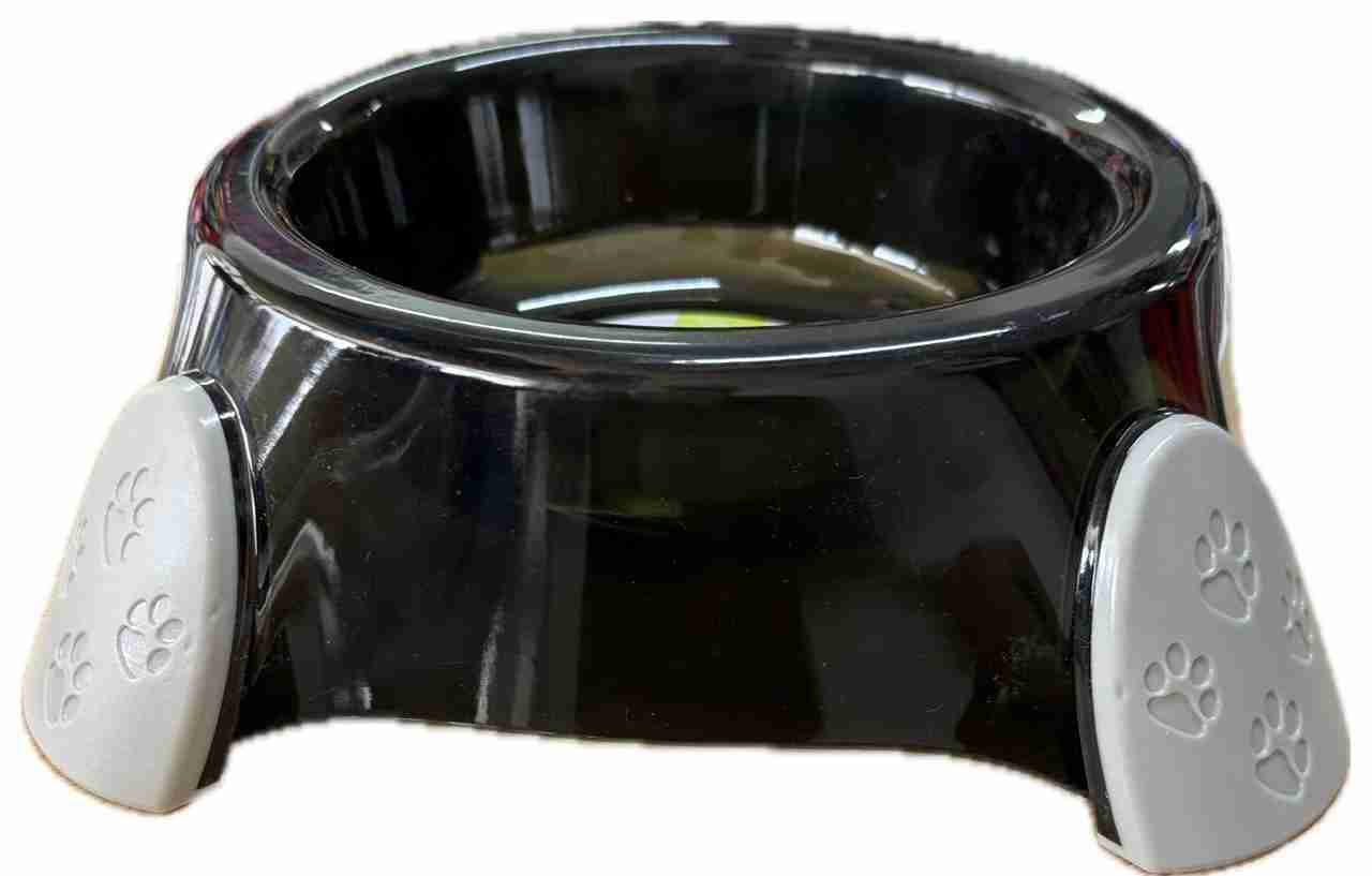 COMEDERO TRASPARENTADO NEGRO MEDIANO NUNBELL