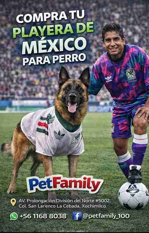 PLAYERA FUTBOL SELECCIÓN MEXICANA TALLA 0