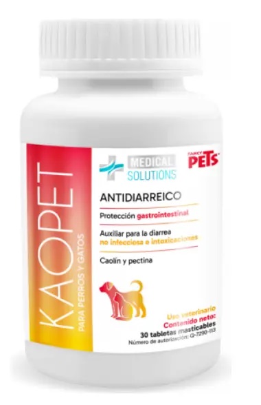 KAOPET ANTIDIARREICO P/ PERROS Y GATOS 30 TAB