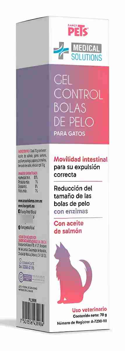 FANCY PETS MEDICAL SOLUTIONS GEL CONTROL BOLAS DE PELO P/GATO 70 GR
