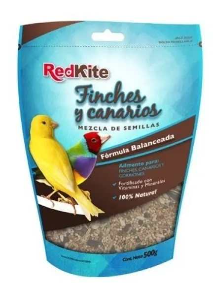 REDKITE MEZCLA DE SEMILLAS P/CANARIOS Y FINCHES 500 GR