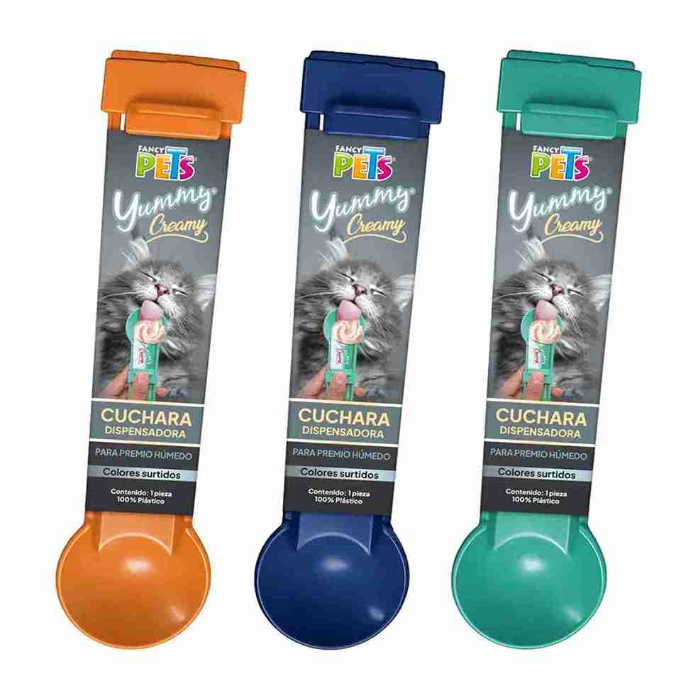 CUCHARA DISPENSADORA PARA YUMMY CREAMY O CHURU - COLORES SURTIDOS