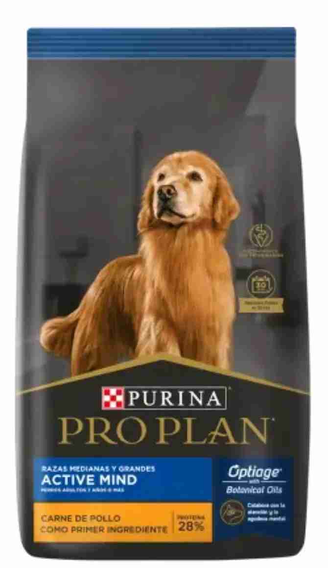 PURINA PROPLAN ACTIVE MIND RAZAS MEDIANAS Y GRANDES 10 Kg