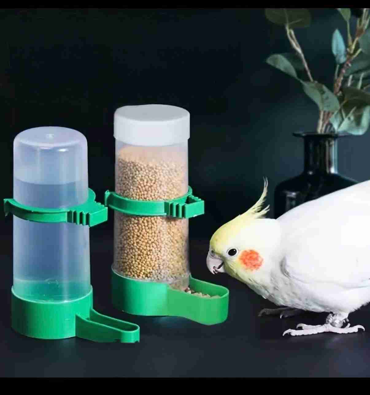 COMEDERO Y BEBEDERO PARA AVES (PEQUEÑO)