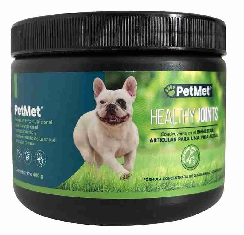 SUPLEMENTO HEALTHY JOINTS (GLOCOSAMINA, VITAMINA C, CONDROITINA) PERROS ACTIVOS 400GR