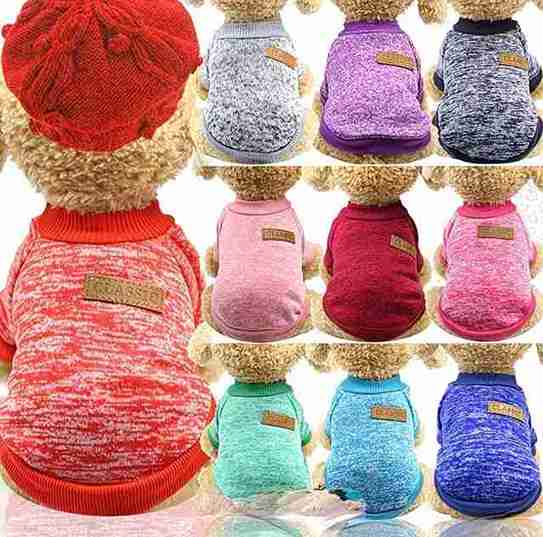 SUDADERA PARA PERRO CHICO (VARIOS COLORES)