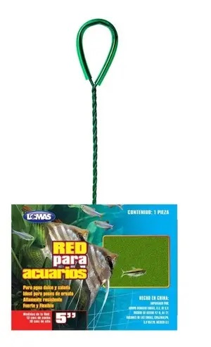 RED DE MALLA GRUESA PARA PECERA 5"