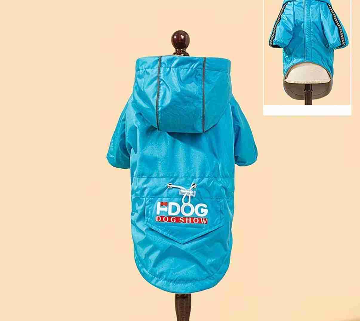 CHAMARRA IMPERMEABLE XL PARA PERRO CHICO (DOG SHOW)