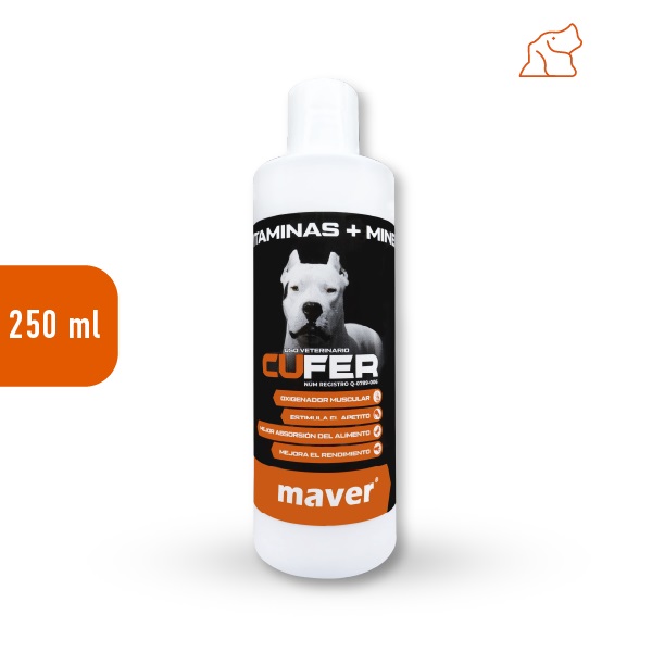 CUFER 250ML MULTIVITAMÍNICO (SULFATO FERROSO, SULFATO DE COBRE, VIT B1, VIT B2, VIT B6, NIACINAMIDA, EXT DE HIGADO.)