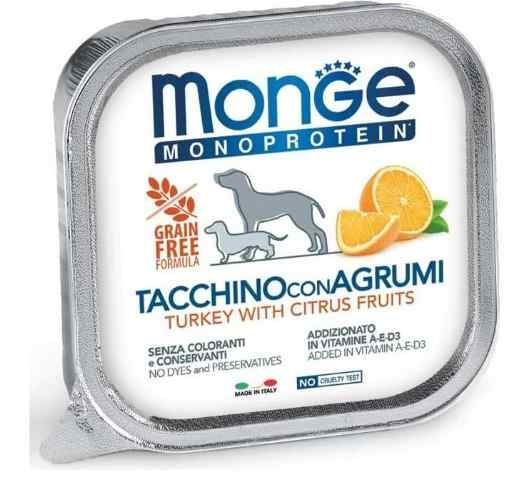 MONGE MONOPROTEIN PAVOCON FRUTOS CÍTRICOS 150GR