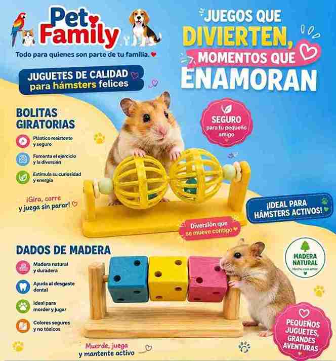 ESFERAS-JUGUETE PARA HAMSTER