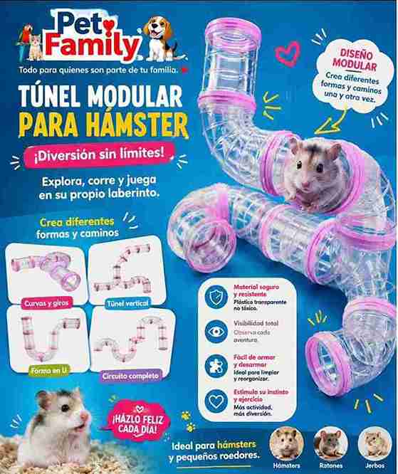 TUNEL PARA HAMSTER