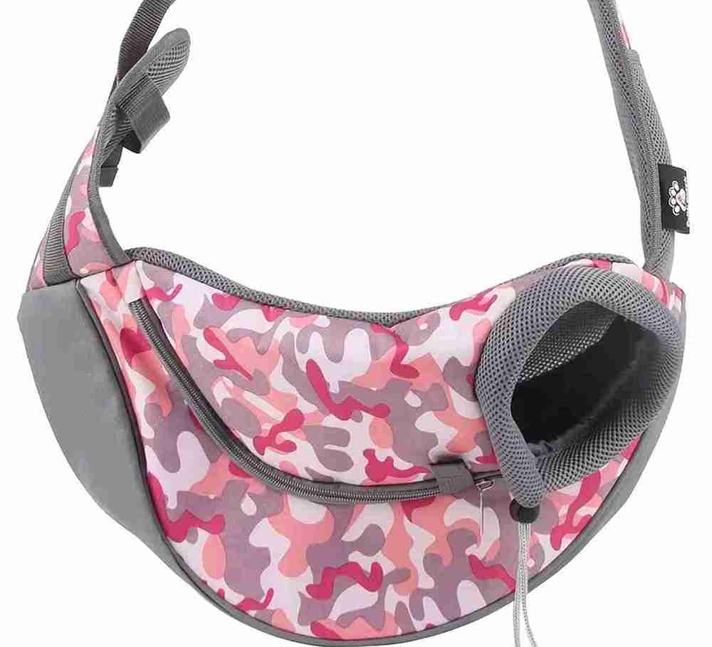 TRANSPORTADORA CANGURO CAMUFLAJE ROSA