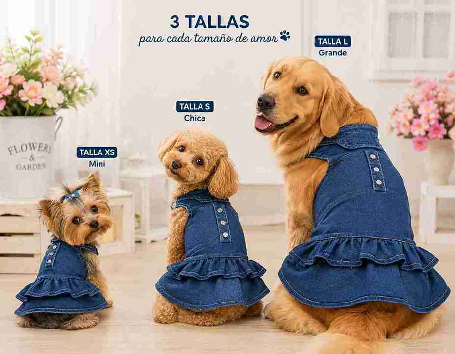 VESTIDO DE MEZCLILLA TALLA 3
