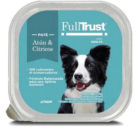 FULL TRUST PATÉ ATÚN Y CÍTRICOS 100GR