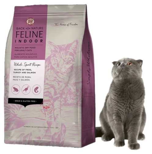 BACK TO NATURE ALIMENTO HOLISTICO FELINO INDOOR  2KG