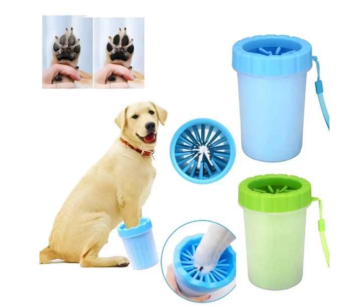 VASO LIMPIADOR DE PATITAS (PERRO/GATO) VARIOS COLORES