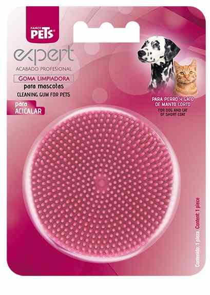 CARDA DE GOMA LIMPIADORA PARA MASCOTAS FANCY PETS
