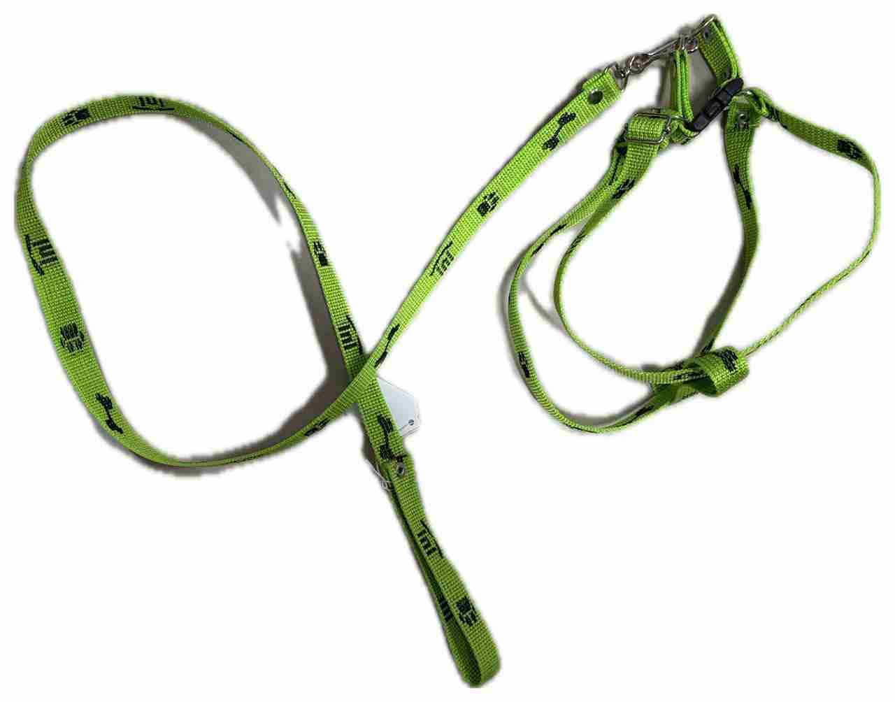 CORREA CON COLLAR HUELLITAS GRANDE