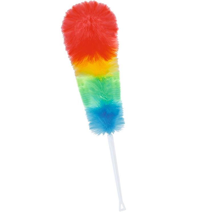Plumero Arcoiris con mango. Cod 15124