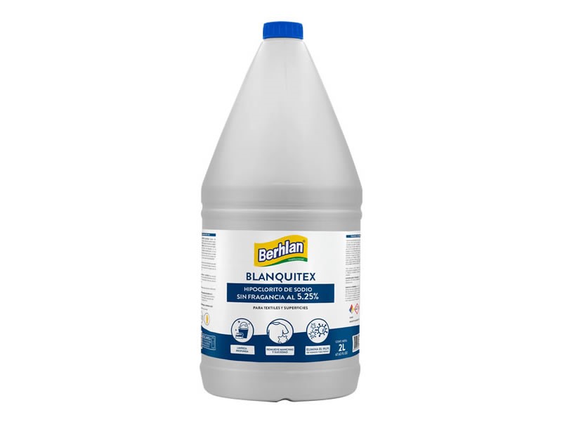 Blanquitex Blanqueador. Hipoclorito de sodio al 5,25% x 2 L