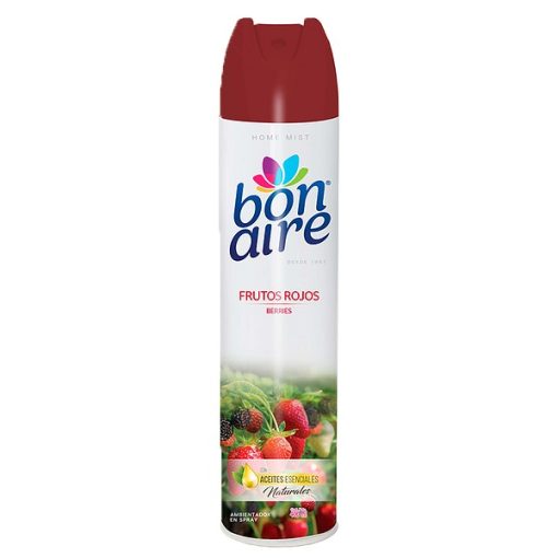 Bon Aire Ambientador en Spray 400 Ml. Frutos Rojos. Mora Silvestre