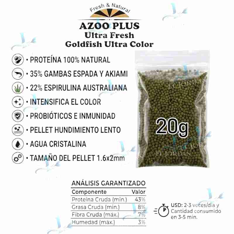 Ultra Fresh Goldfish Ultra Color 20g 2mm