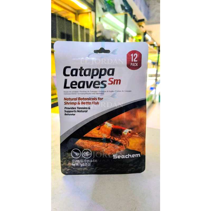 Seachem Catappa Leaves Sm 10-12 cm  12 Pack