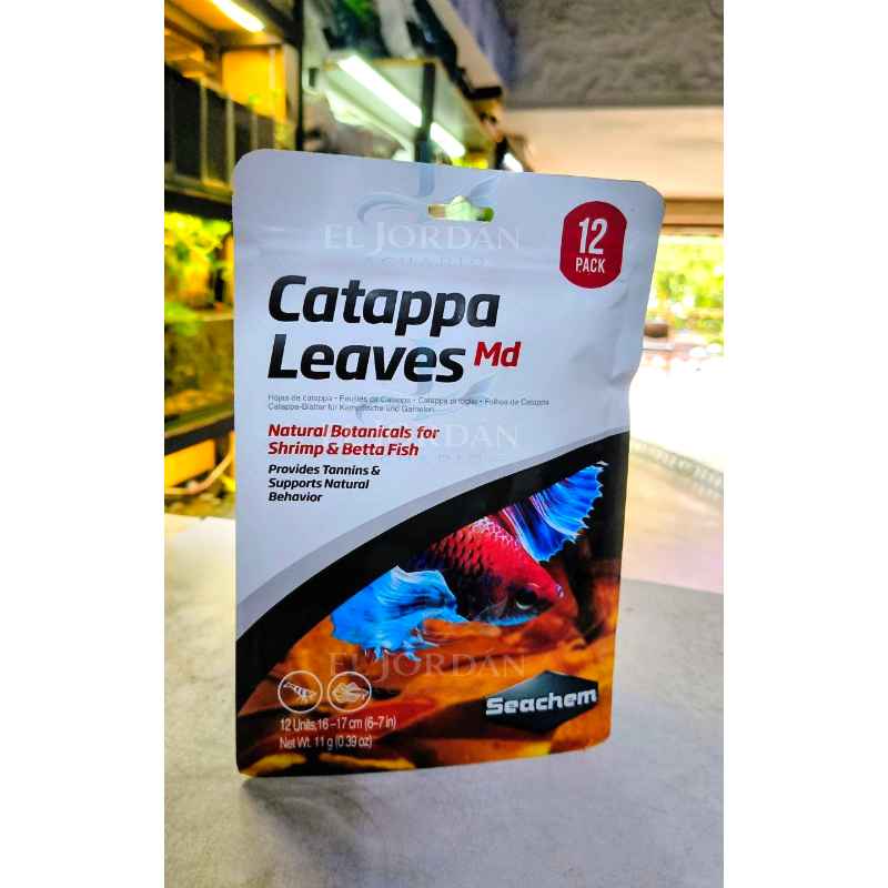 Seachem Catappa Leaves Md 16-17 cm  12 Pack