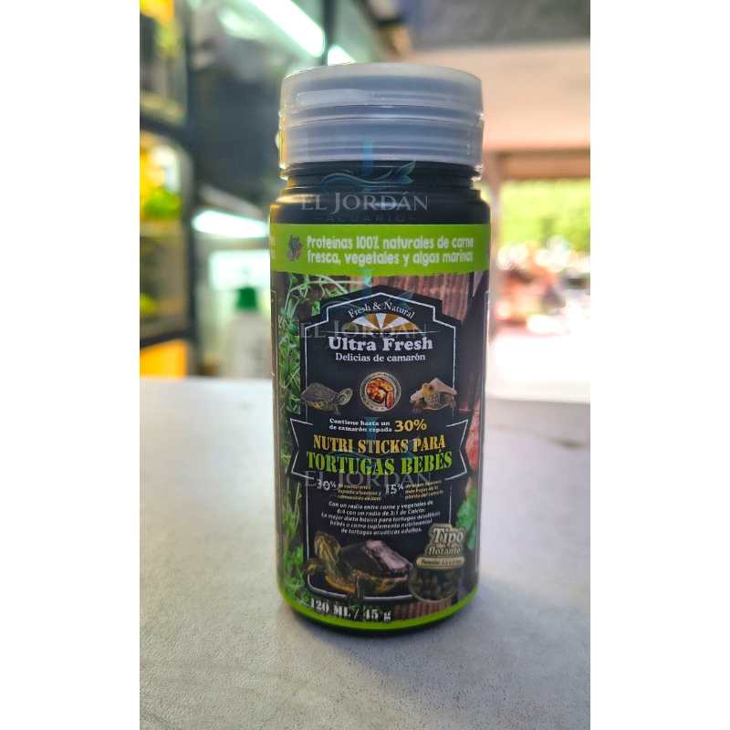 Ultra Fresh Nutri Sticks Tortugas Bebés 120ml/45g  Azoo (UF86037E)